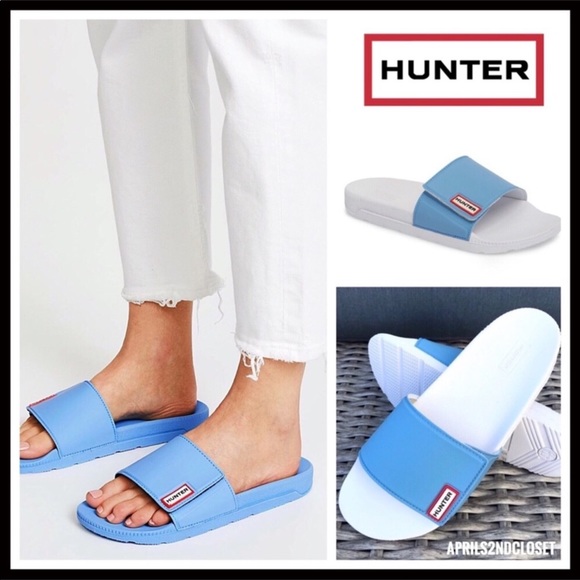 HUNTER SLIDES SLIP ON FLATS SPORT SANDALS A2C - Picture 8 of 8